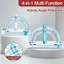 ITRUMPET Bevel Protractor, Dụng cụ vẽ vòng tròn bằng nhựa Thước đo góc hoạt động, Trình diễn góc hoạt động đa chức năng thời trang Sinh viên