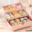Hộp Nhựa 3 Tầng Đựng Đồ Dùng / Dây Buộc Tóc Tiện Dụng ji0z