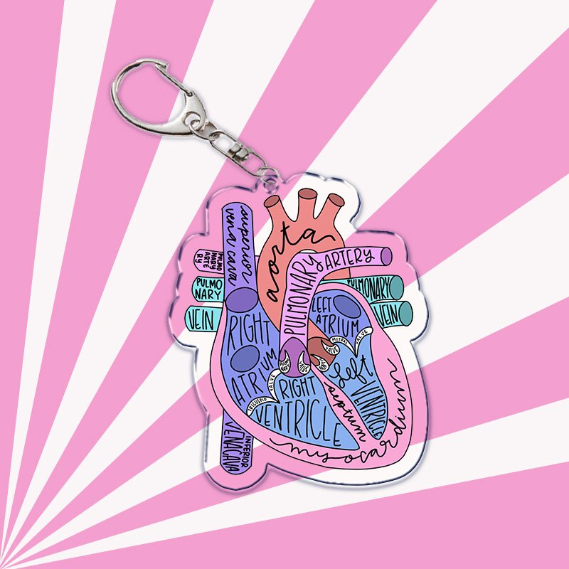 Móc khóa Heart of The Ocean Trái Tim Của Đại Dương Acrylic Móc Khóa Cho Túi Mặt Dây Chuyền Phụ Kiện hình Trái Tim