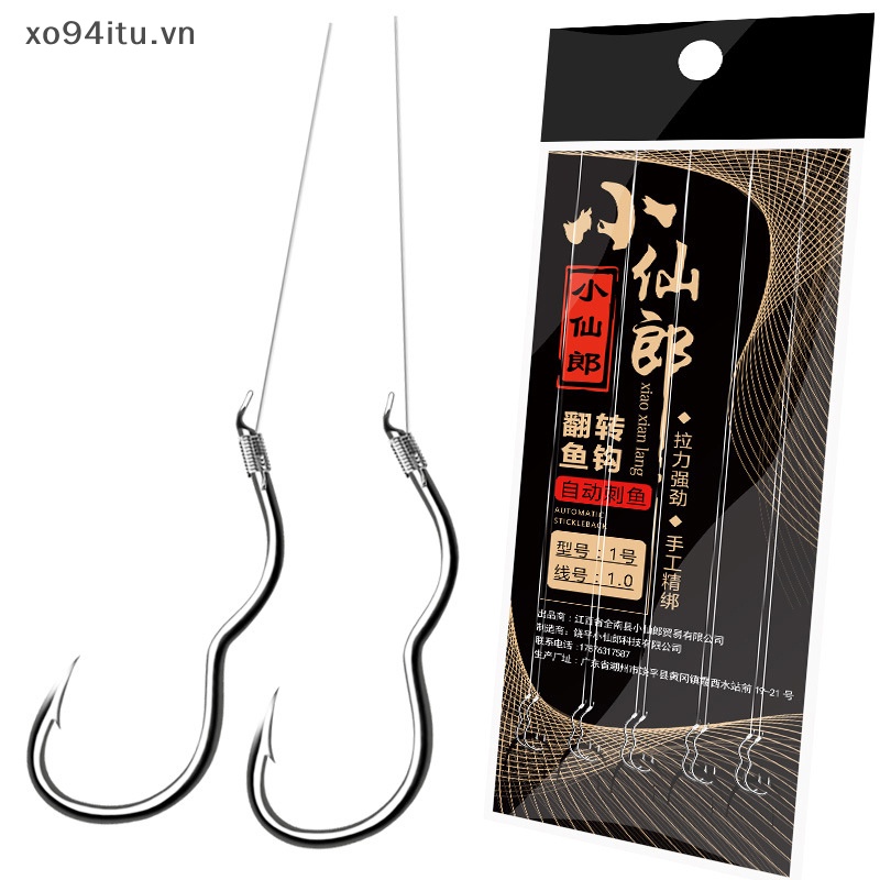 Xoitu Bộ 12 Lưỡi Câu Cá Bằng Thép carbon Cao Cấp vn