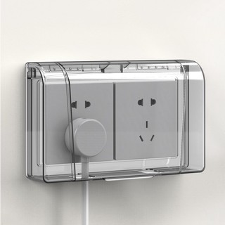Vỏ Bảo Vệ Ổ Cắm Điện Chống Bụi / Nước Bằng acrylic Tiện Dụng Cho Nhà Tắm