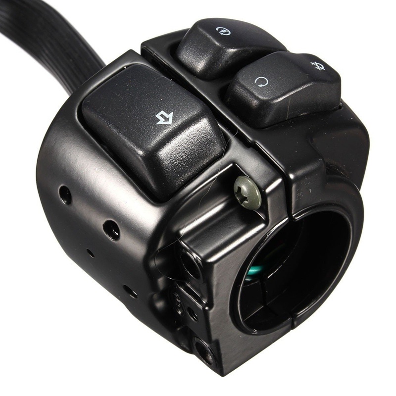1 Cặp Công Tắc Đèn Điều Khiển Tay Lái Xe Máy (25mm) Có Dây Cho Harley