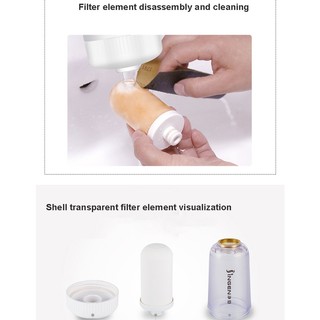 Vòi Máy Lọc Nước Nhà Bếp Tập Có Thể Giặt Gốm Percolator Lọc Nước Filtro Rỉ Bẩn Loại Bỏ Vi Khuẩn Nước Bụi Gia Đình Than Hoạt Tính ABS Bộ Lọc Di Động Hiệu Quả Cao