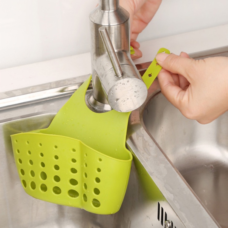 Giỏ Treo Bồn Rửa Chén/Bát, Giỏ Đựng Đồ Rửa Chén Tiện Lợi