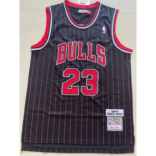 rue21 - Black Chicago Bulls Pinstripe Baseball Jersey