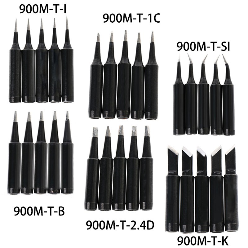 Bộ 5 Mũi Hàn 900m-t Không Chứa Chì Cho hakko saike 936 852d + 909d