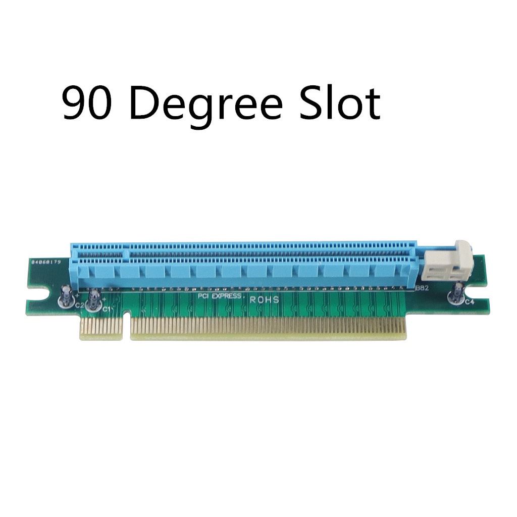 Thẻ Chuyển Đổi pci-e 16x Mở Rộng Góc Phải / 180 Độ 90 Độ / 180 Độ Chuyên Dụng Cho pci-e pci-e