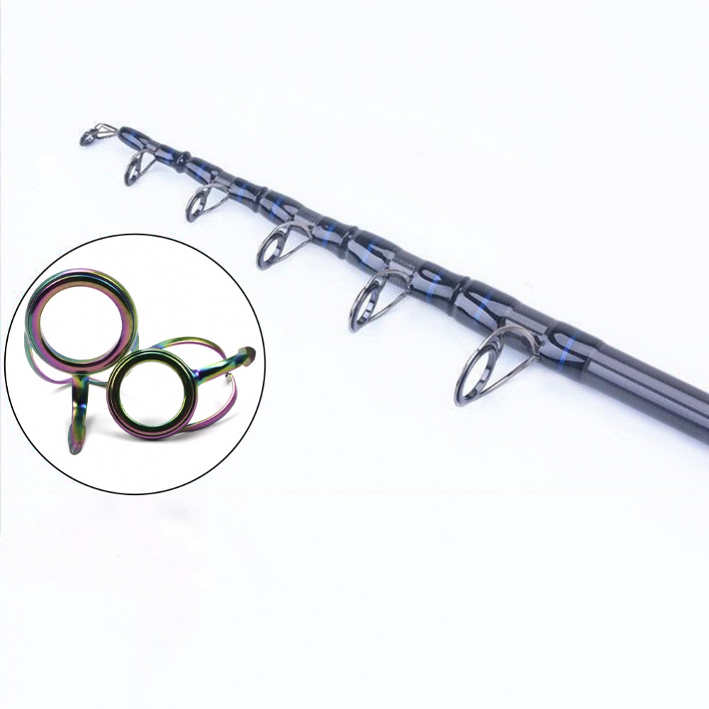 Vòng Dẫn Cần Câu Cá 6 * 2.6mm Khoảng Cách 38g / Hộp