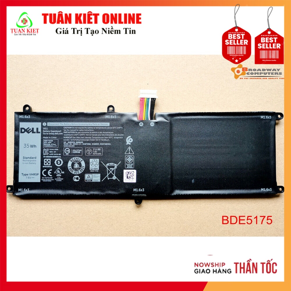 Pin Laptop Dell Latitude 5175 5179 E5175 E5179 Vhr5p Battery 35wh