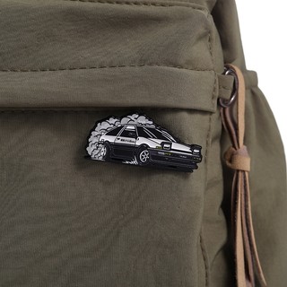 Huy Hiệu Kim Loại Gắn Ba Lô Hình anime Fujiiwara Takashi car drift ae86 d Mendenamel pin souvenir Gửi Một Người Bạn