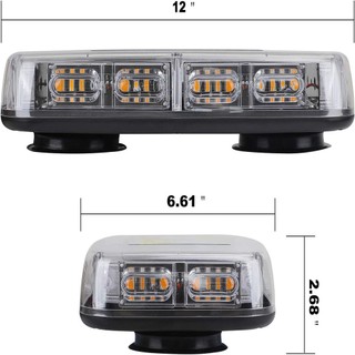 Đèn led Nhấp Nháy 48 Bóng led Cảnh Báo An Toàn Khẩn Cấp Gắn Nóc Xe Hơi / Xe Tải 12v 24v