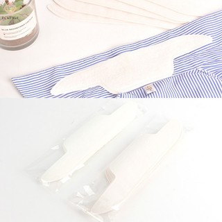 [pcwfkef] 10 Miếng Dán Cổ Áo Sơ Mi Chống Bụi Bẩn Dùng Một Lần Mới