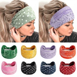 Băng Đô cotton Mềm Co Giãn In Họa Tiết Hoa Thời Trang