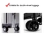 ITRUMPET 8 Cái / bộ Du Lịch Hành Lý Bánh Xe, Silicone Giảm Bánh Xe Đeo Vali Bánh Xe Bảo Vệ, Với Âm Thanh Im Lặng Bộ Phận Vali Trục Xe Đẩy Hộp Bánh Bao