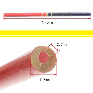 Risedot 10 cái / bộ bút chì chế biến gỗ, thợ mộc có cân, đánh dấu DIY xanh đỏ, quà tặng