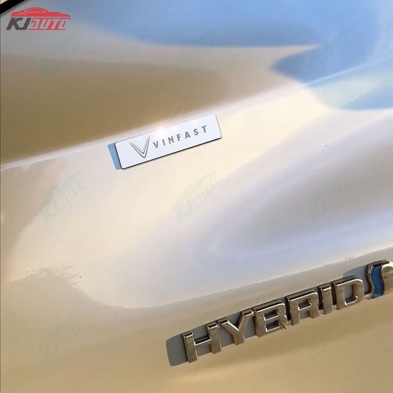 Nhãn Dán logo 3d Bằng Kim Loại Tráng Gương Trang Trí Xe Hơi vf 8 Vfd 9 Vfd e34 lux a fadil president sa vf e34