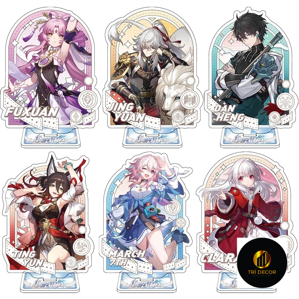 Mô hình Standee Game Honkai Star Rail k; Acrylic Jingyuan Danheng ...