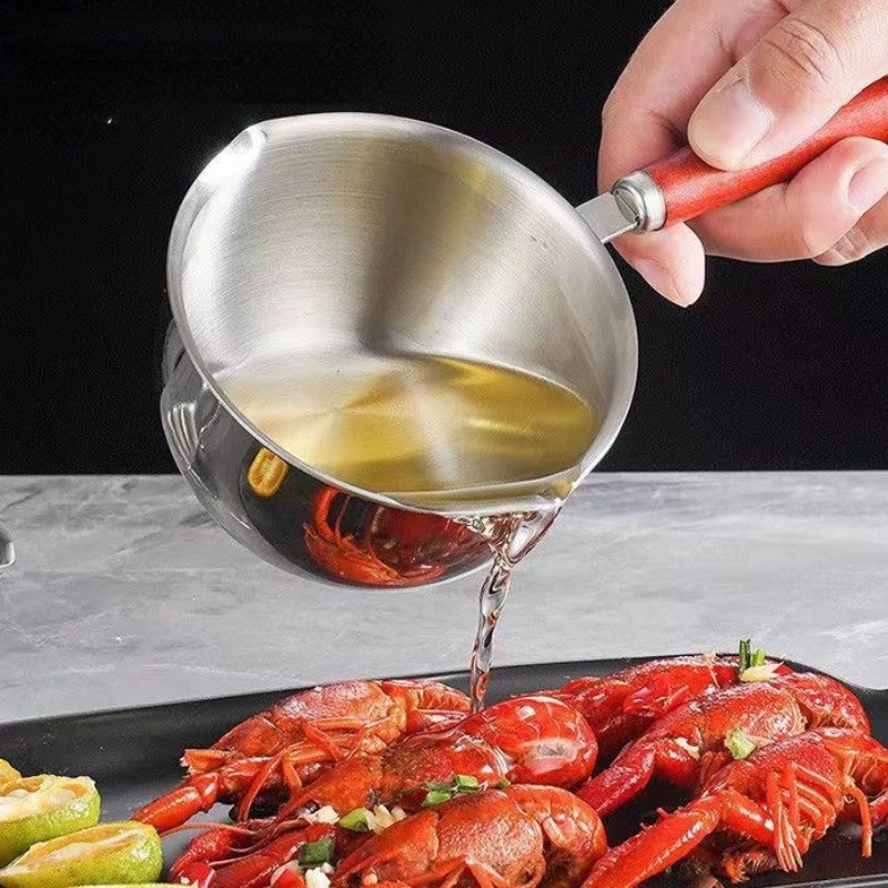 Nồi Hâm Nóng Trứng / Sữa / Cà Phê / Nước Sốt Cầm Tay Chống Bỏng Đa Năng Cho Nhà Bếp