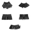 XGB Nữ Váy Ruffle Thắt Lưng Phù Hợp Với Thời Trang Corset Thắt Lưng Có Thể Điều Chỉnh Waspie Phụ Kiện Trang Trí PU Eostra
