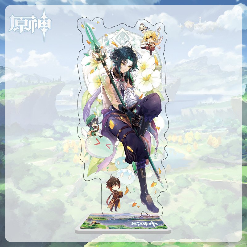 Standee XIAO - GENSHIN IMPACT tượng mô hình mica game anime chibi