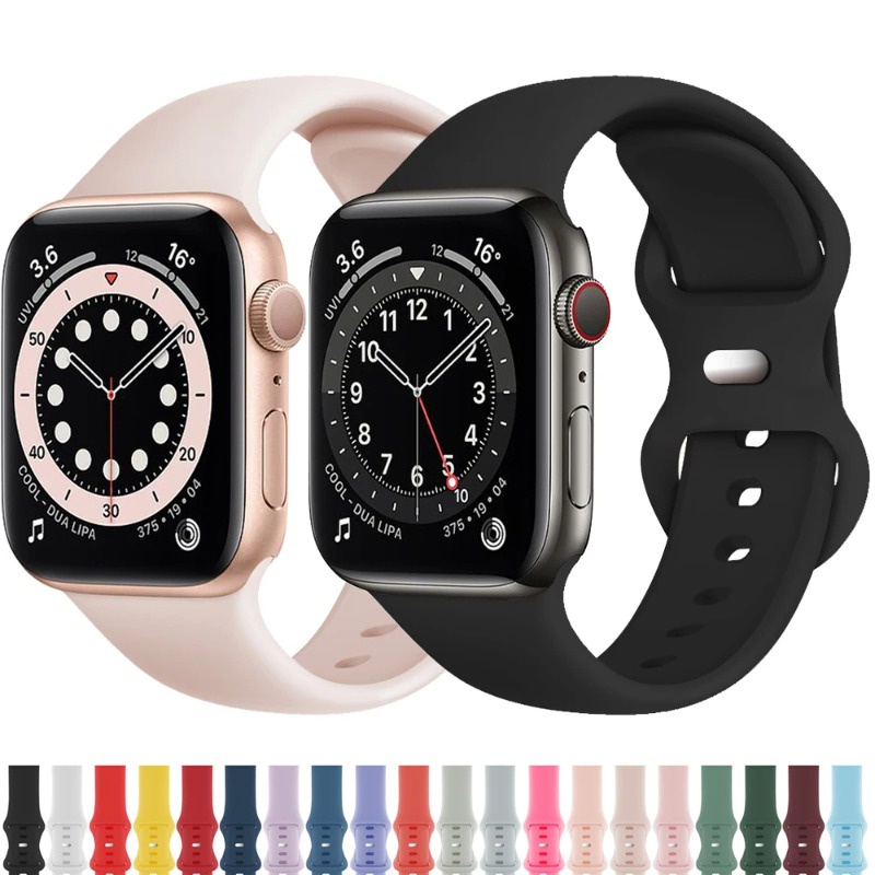 Dây Silicone Thay Thế Cho ĐồNg Hồ Apple 2 49mm Series 9 45mm 41mm 44mm 40mm 42mm 38mm iwatch 8 7 6 5 4 3 2 1