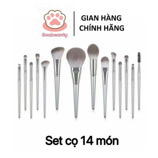Set Cọ Trang Điểm 14 món Nội Địa Trung (Kèm Ảnh Thật )