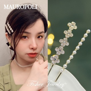 Mauropoli [Sẵn Sàng] Kẹp Mũ Đội Đầu Kim Cương Giả Bộ Kẹp Phẳng Kẹp Bên Cô Gái Kẹp Tóc Bên Kẹp Tóc Nổ Kẹp Cặp Kẹp