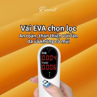 Áo Mưa Một Mảnh EVA Dáng Dài Chống Mưa Chống Gió Thời Trang Dành Cho Người Lớn Đi Xe Điện Một Mảnh Cho Đi Du Lịch