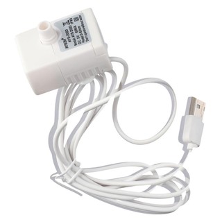 Máy bơm nước chìm mini 5V USB, tuần hoàn, im lặng, chống mài mòn, an toàn, màu trắng, cho thú cưng