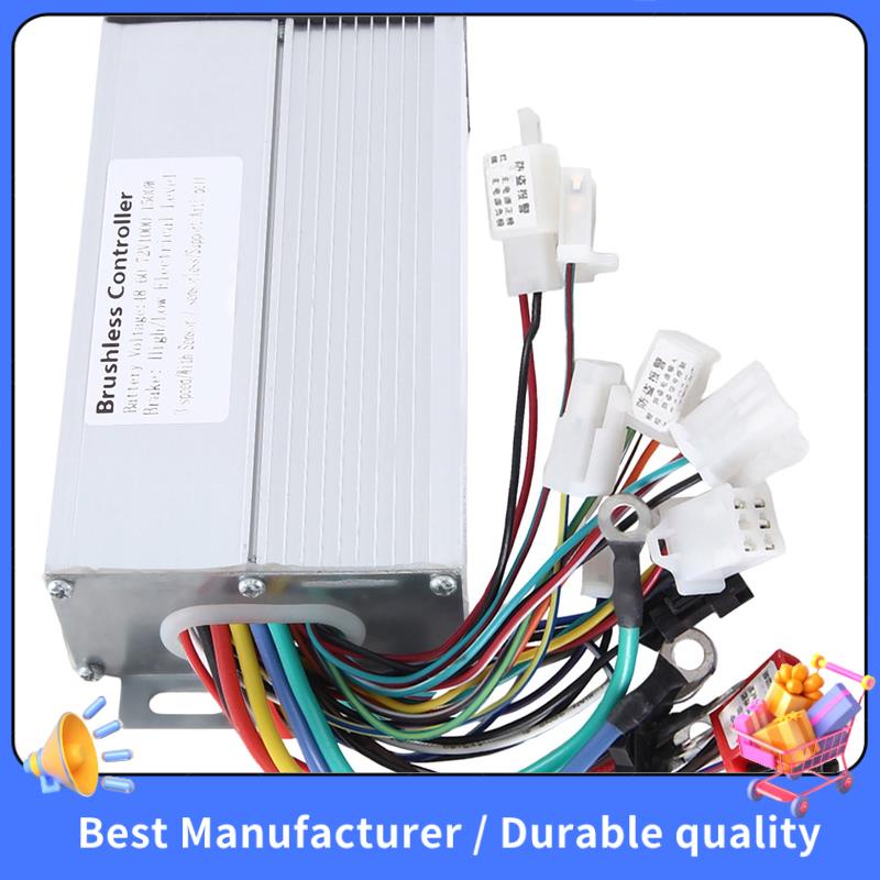 1 Bộ Điều Khiển Điện Tử Không Chổi Than 48V 60V 64V 72V 1000W 1500W 12 Chế Độ Kép