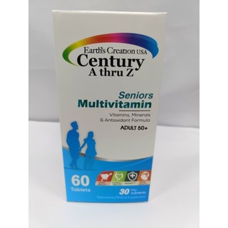 Century A Thru Z Multivitamin Adults (60 viên), bổ sung vitamin và khoáng chất.