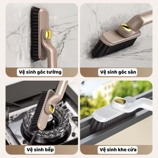 Bàn chải cọ rửa chà sàn khe hở xoay 360 độ ,chổi cọ làm sạch nhà tắm nhà vệ sinh