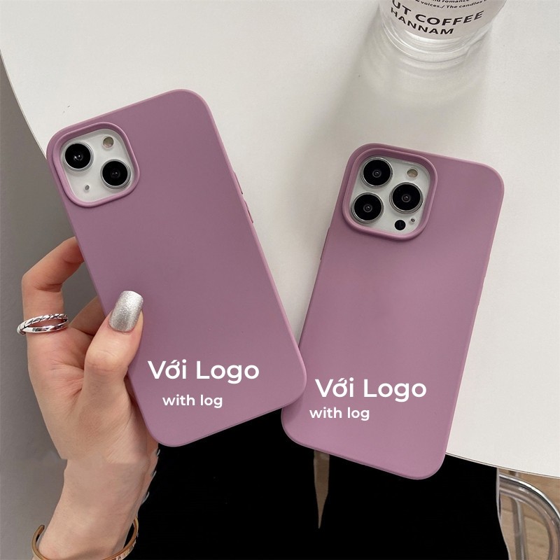 Vỏ điện thoại silicon Lucky Purple toàn diện cho iPhone 17 / 16 / 15 / 14 / 13 / 12 / 11 / Air / Pro Max Xs Max Xr 7P 8P mini Plus 7 8 6SP 6S