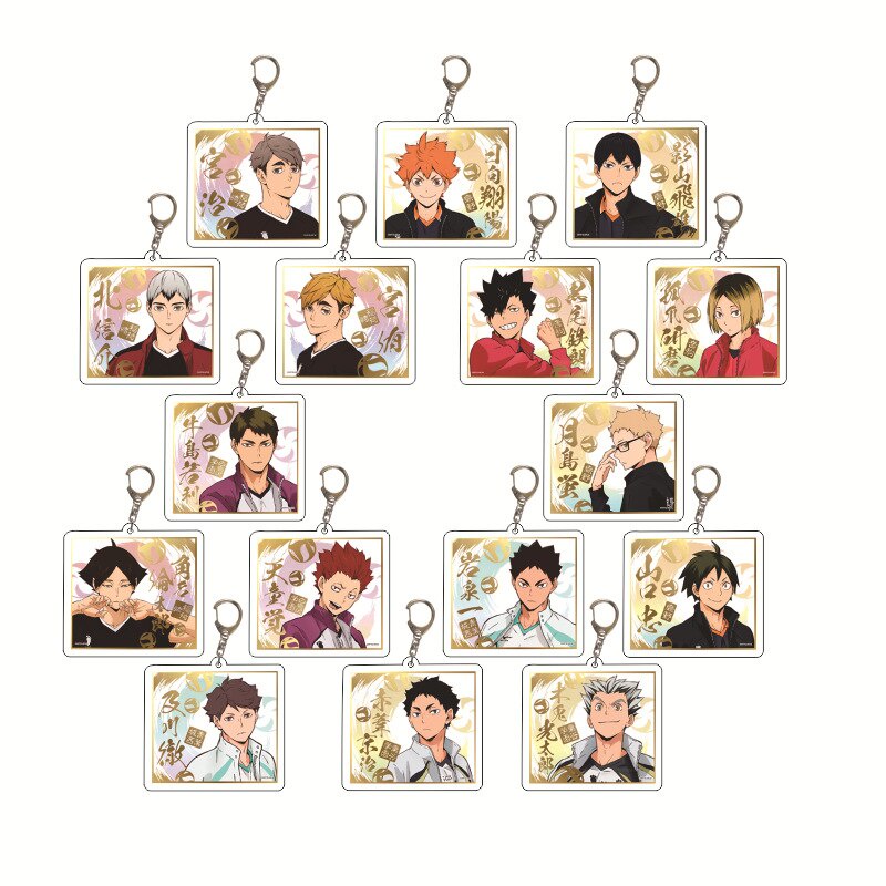 Móc khoá Haikyuu Anime Keychain Women Kuroo Tetsurou Kenma Kozume Key ...
