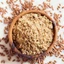 Hạt lanh nâu và bột hạt lanh nâu rang Flax Seed Powder - dùng ngay, bổ sung chất xơ, omega, tốt cho da và tóc