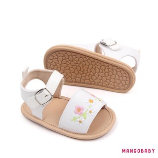 Mg-baby Girl Xăng đan Hoa Thường Ngày Mùa Hè Giày Đế Mềm Chống Trơn Trượt Cho Tiệc Đi Học Ngoài Trời