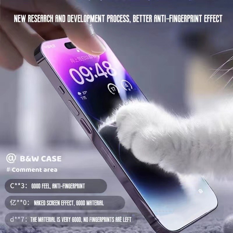 Trong Suốt Phiên Bản Đầy Đủ Cho iPhone 17 Pro Max 17 Pro 17 Air 16 15 14 13 12 11 IX XS Max Phim Kính Trong Suốt Apple Bảo Vệ Toàn Màn Hình Phim Cường Lực
