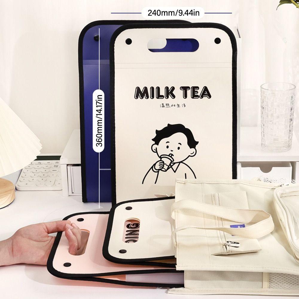 Thư mục tập tin JIGK A4, PP với thư mục lưu trữ giấy kiểm tra họa tiết chữ cái tiếng Anh, 13 túi Túi đựng tài liệu chống nước