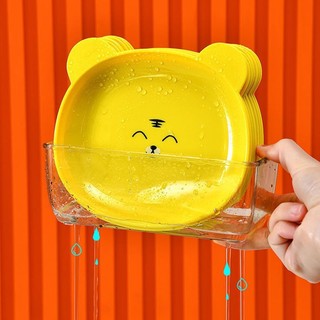 Giá sỉ - Đĩa Nhựa, Khay Đựng Đồ Ăn Vặt, Đĩa Decor Hình Gấu Hoạt Hình Để Bàn - FETA