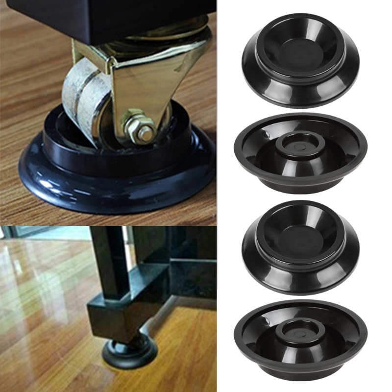 Mon 4 Chiếc Piano Caster Ly Piano Bánh Xe Bảo Vệ Sàn Chống Trơn Trượt Chống Ồn Miếng Lót Chân