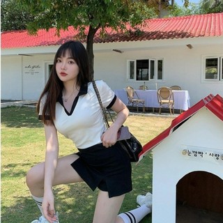 Áo thun polo nữ tay ngắn cổ bẻ bigsize áo dáng croptop tôn dáng cá tính thời trang xinh xắn A41
