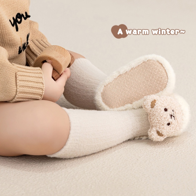Fl Ấm Áp Mùa Đông Cho Trẻ Sơ Sinh Tập Đi Giày Đế Dày Thoải Mái Để Thêm Ấm Áp