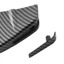 YRBWD 4 Cái / bộ Máy Khuếch Tán Môi, Sửa Đổi Vây Cá Mập Họa Tiết Sợi Carbon Môi, Bền Chống Va Chạm Đỏ Đen Phía Sau Cản Sau Xe Ô Tô