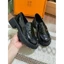 Giày lười nữ miu nhỏ mũi tròn đế độn cao 4cm, loafer nữ da mềm, giày moca nữ miu đế cao tôn dáng P-003