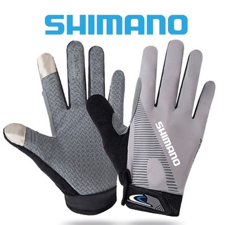 2023 Shimano Găng Tay Câu Cá Nam Ngoài Trời Chống Nắng Thoáng Khí Chống Trơn Trượt Chống Mài Mòn Tất Cả Ngón Tay Găng Tay Câu Cá Nam