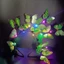 Vòng Hoa Bướm JVSUB, Vòng Hoa Phát Sáng LED Chống Đỡ Bướm Cô Dâu Tiaras, Phụ Kiện Tóc Cưới Mũ Trang Trí Nhiều Màu Sắc Bướm Tóc