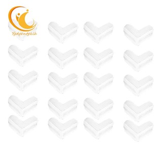 Bộ 20 Miếng Bọc Cạnh Bàn Hình Chữ l Trong Suốt Bảo Vệ An Toàn Cho Bé