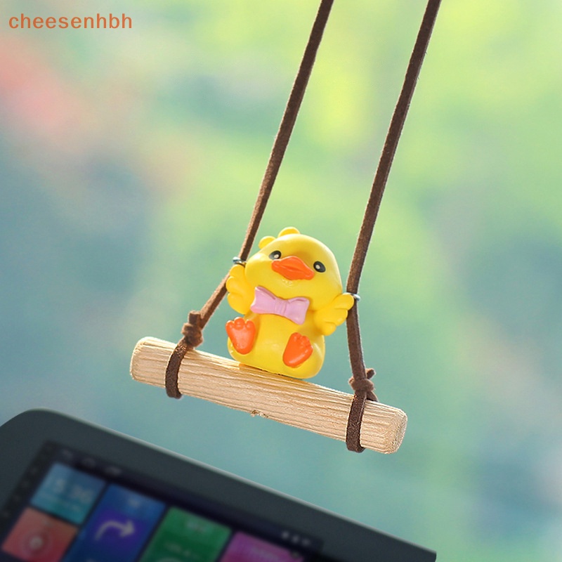 Phụ Kiện Treo Trang Trí Gương Chiếu Hậu Xe Hơi Hình Chú Vịt Hoạt Hình Dễ Thương