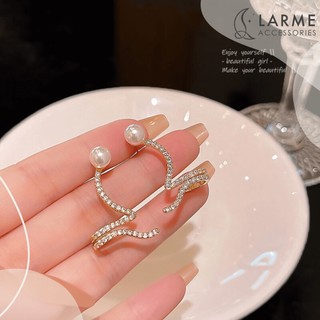 Khuyên tai nữ bông tai phong cách Hàn Quốc dáng dài Larme accessories -KT0261