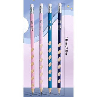 Jkdesign 12 / 50 CÁI Bút chì vẽ, Bút chì 2B chuyên nghiệp cụ thể thi, Bút chì chỉnh sửa tư thế di động 2B / HB Quà tặng học sinh